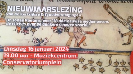 Nieuwjaarslezing van de Kortrijkse Erfgoedverenigingen